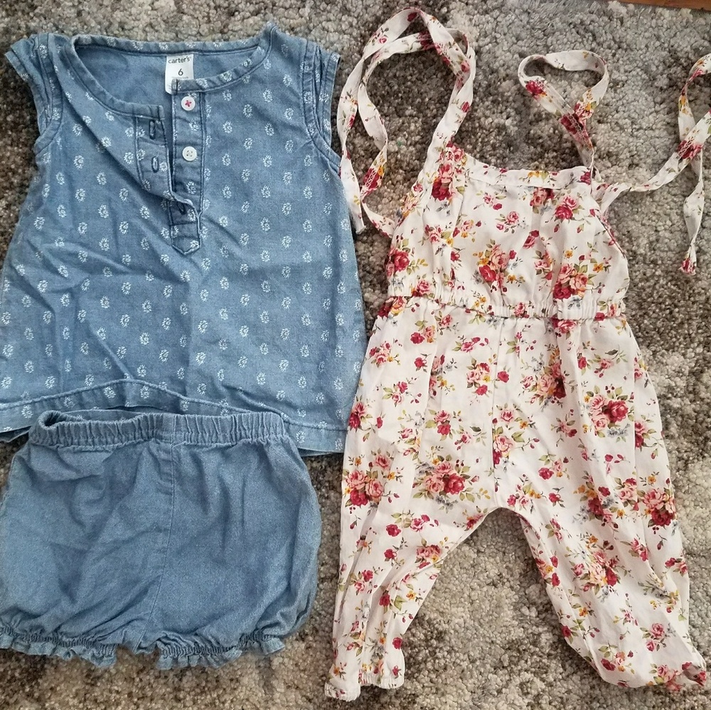 Baby girl 6month clothes bundle